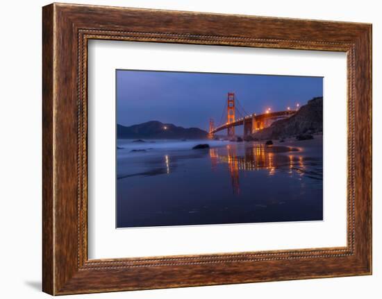 Reflection Marshall Beach-Bruce Getty-Framed Photographic Print