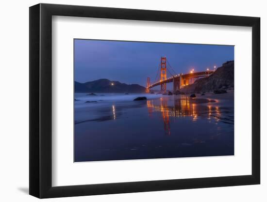 Reflection Marshall Beach-Bruce Getty-Framed Photographic Print