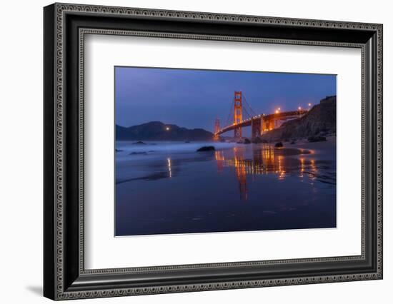 Reflection Marshall Beach-Bruce Getty-Framed Photographic Print