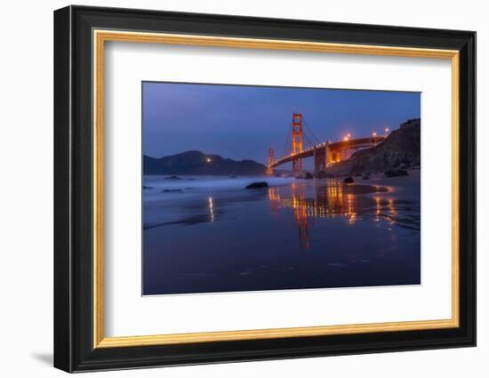 Reflection Marshall Beach-Bruce Getty-Framed Photographic Print