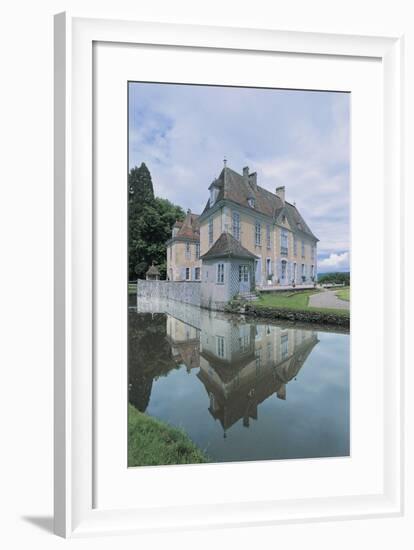 Reflection of a Castle in Water-null-Framed Photographic Print