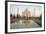 Reflection of a Mausoleum in Water, Taj Mahal, Agra, Uttar Pradesh, India-null-Framed Photographic Print