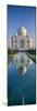 Reflection of a Mausoleum on Water, Taj Mahal, Agra, Uttar Pradesh, India-null-Mounted Photographic Print