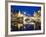 Reflection of Arched Bridge and Waterfront Town Houses, Ghent, Flanders, Belgium, Europe-Christian Kober-Framed Photographic Print