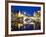 Reflection of Arched Bridge and Waterfront Town Houses, Ghent, Flanders, Belgium, Europe-Christian Kober-Framed Photographic Print