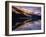 Reflection of Clouds and Mountains on Waterfoul Lake, Banff National Park, Alberta, Canada-Janis Miglavs-Framed Photographic Print