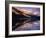 Reflection of Clouds and Mountains on Waterfoul Lake, Banff National Park, Alberta, Canada-Janis Miglavs-Framed Photographic Print