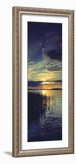 Reflection of Clouds in a Lake, Lake Saimaa, Joutseno, Finland-null-Framed Photographic Print