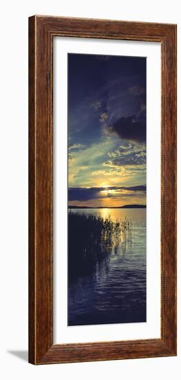 Reflection of Clouds in a Lake, Lake Saimaa, Joutseno, Finland-null-Framed Photographic Print