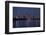 Reflection of illuminated skylines on water, Coral Sea, Surfer's Paradise, Gold Coast, Queenslan...-Panoramic Images-Framed Photographic Print