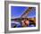 Reflection of the Aurora Bridge in Lake Union on a Cold Clear Seattle Morning, Washington, Usa-Richard Duval-Framed Photographic Print