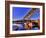 Reflection of the Aurora Bridge in Lake Union on a Cold Clear Seattle Morning, Washington, Usa-Richard Duval-Framed Photographic Print