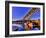 Reflection of the Aurora Bridge in Lake Union on a Cold Clear Seattle Morning, Washington, Usa-Richard Duval-Framed Photographic Print