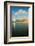 Reflection on Gateway Arch ("Gateway to the West") and skyline of St. Louis, Missouri at sunrise...-null-Framed Photographic Print