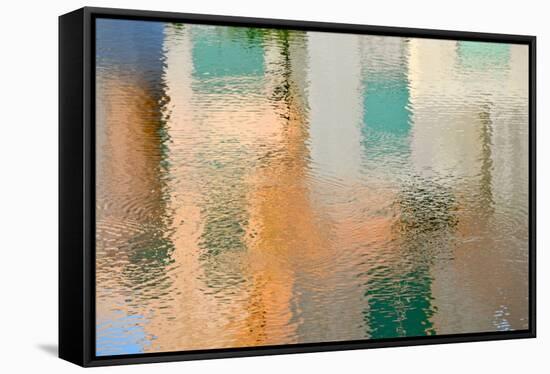 Reflection on the Iowa River No. 2-Ulpi Gonzalez-Framed Stretched Canvas