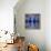 Reflection Shibori-Meili Van Andel-Framed Stretched Canvas displayed on a wall