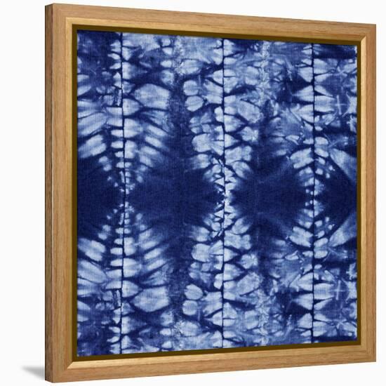 Reflection Shibori-Meili Van Andel-Framed Stretched Canvas