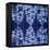 Reflection Shibori-Meili Van Andel-Framed Stretched Canvas