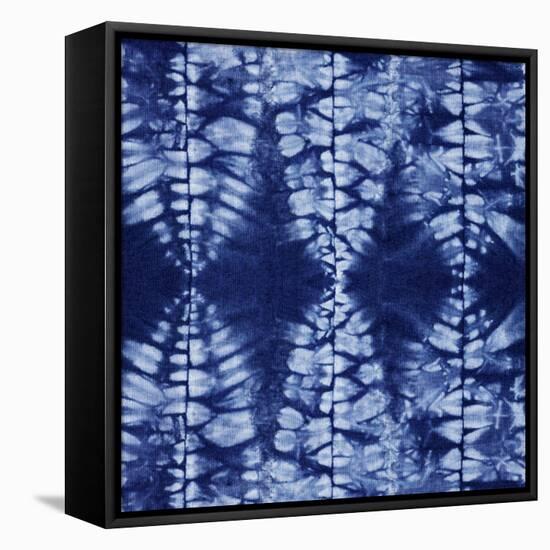 Reflection Shibori-Meili Van Andel-Framed Stretched Canvas