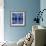 Reflection Shibori-Meili Van Andel-Framed Art Print displayed on a wall