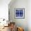 Reflection Shibori-Meili Van Andel-Framed Art Print displayed on a wall