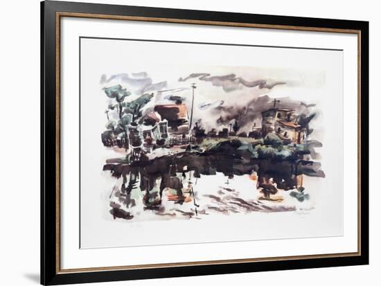 Reflection-Chaim Gross-Framed Collectable Print