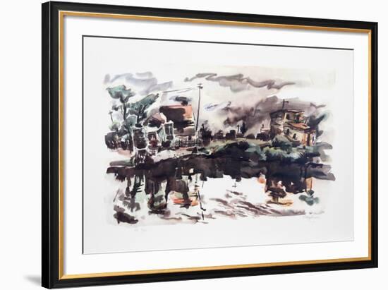 Reflection-Chaim Gross-Framed Collectable Print