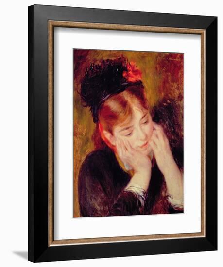 Reflection-Pierre-Auguste Renoir-Framed Giclee Print