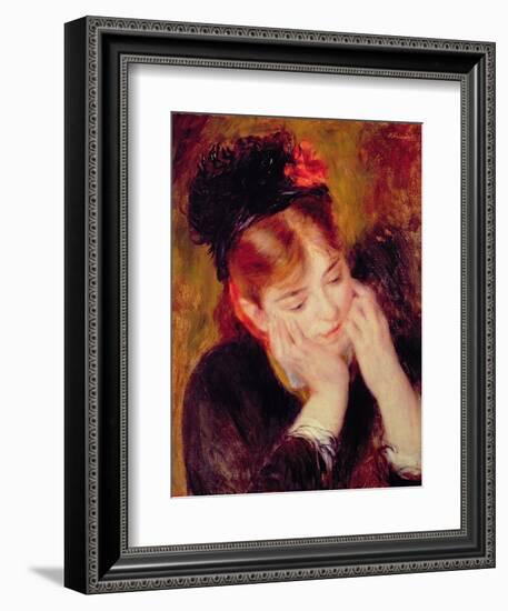 Reflection-Pierre-Auguste Renoir-Framed Giclee Print