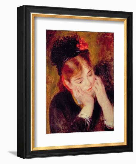 Reflection-Pierre-Auguste Renoir-Framed Giclee Print