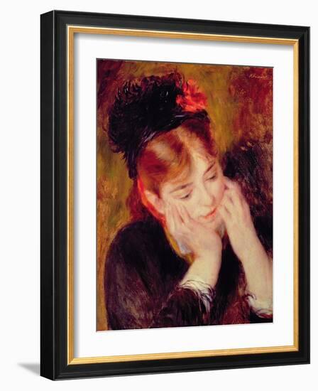 Reflection-Pierre-Auguste Renoir-Framed Giclee Print