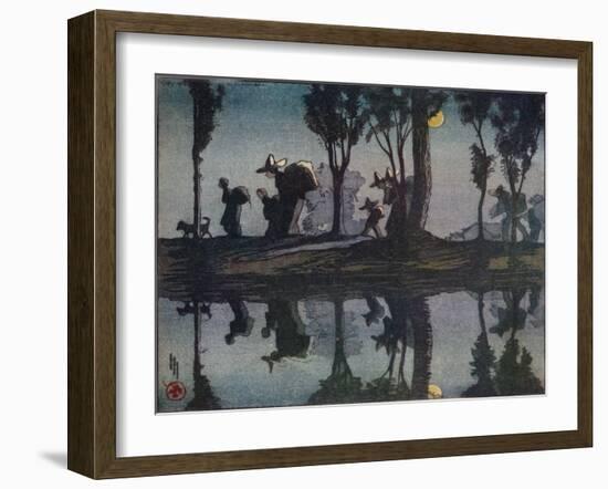 'Reflections', 1912-Helen Hyde-Framed Giclee Print