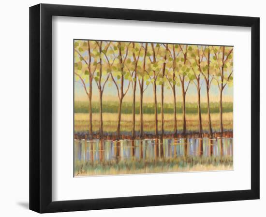 Reflections Along the River-Libby Smart-Framed Art Print