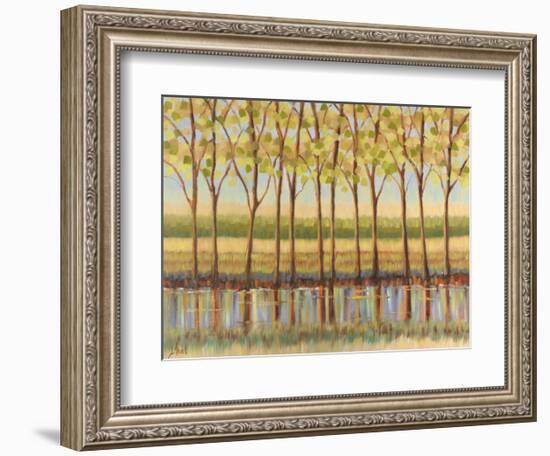 Reflections Along the River-Libby Smart-Framed Art Print