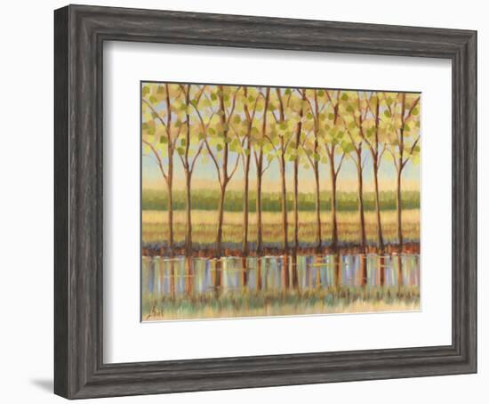 Reflections Along the River-Libby Smart-Framed Art Print