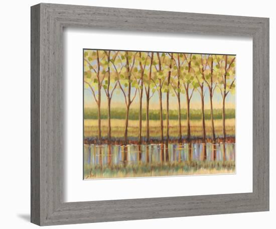 Reflections Along the River-Libby Smart-Framed Art Print