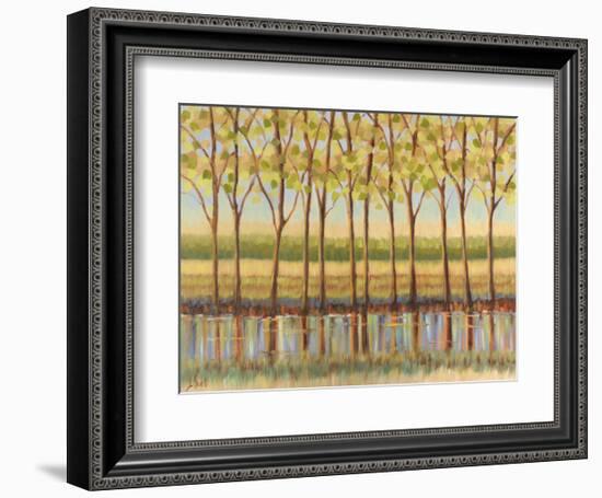 Reflections Along the River-Libby Smart-Framed Art Print