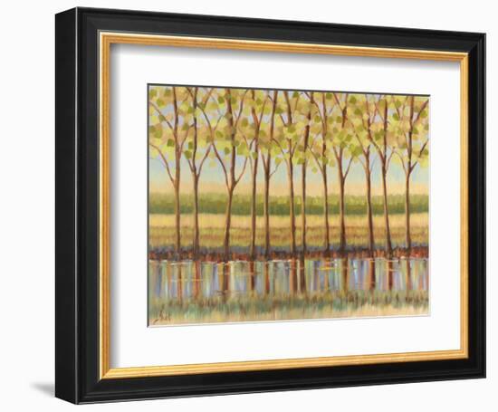 Reflections Along the River-Libby Smart-Framed Art Print