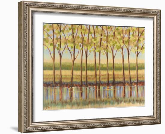 Reflections Along the River-Libby Smart-Framed Giclee Print