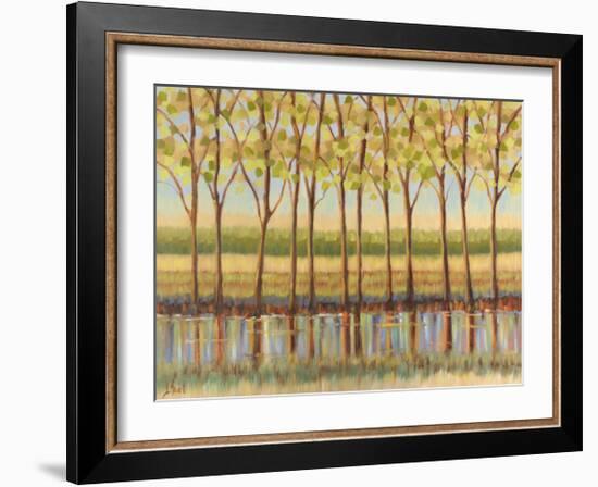 Reflections Along the River-Libby Smart-Framed Giclee Print