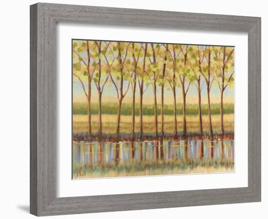 Reflections Along the River-Libby Smart-Framed Giclee Print