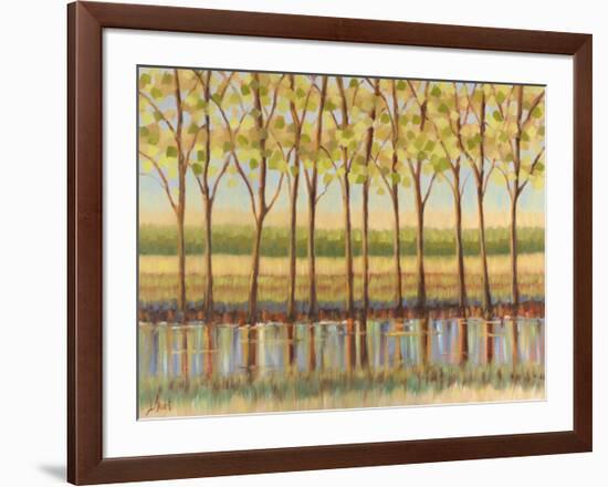Reflections Along the River-Libby Smart-Framed Giclee Print
