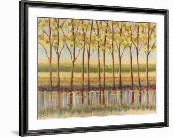 Reflections Along the River-Libby Smart-Framed Giclee Print
