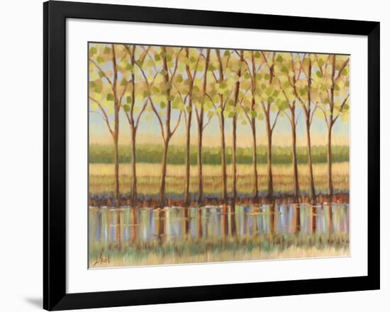 Reflections Along the River-Libby Smart-Framed Giclee Print