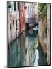 Reflections and Small Bridge of Canal of Venice, Italy-Terry Eggers-Mounted Premium Photographic Print