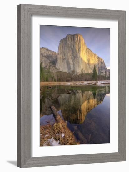 Reflections at El Capitan, Yosemite-Vincent James-Framed Photographic Print