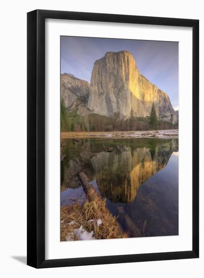 Reflections at El Capitan, Yosemite-Vincent James-Framed Photographic Print