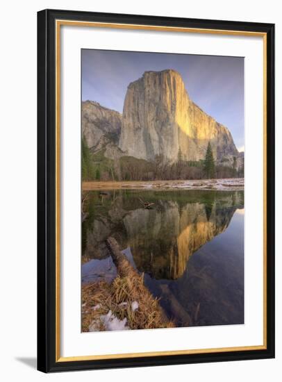 Reflections at El Capitan, Yosemite-Vincent James-Framed Photographic Print