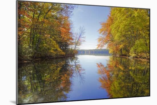 Reflections at Little Squam Lake, Holderness New Hampshire-Vincent James-Mounted Photographic Print