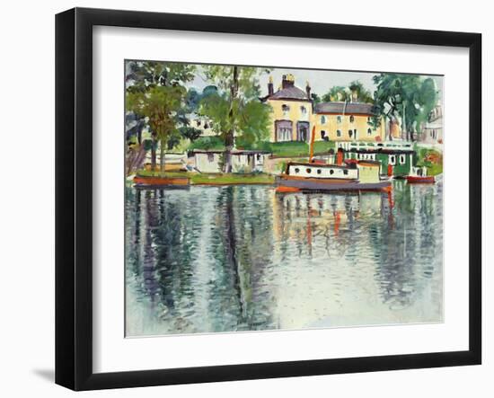 Reflections, Balloch, C.1929-30-George Leslie Hunter-Framed Giclee Print